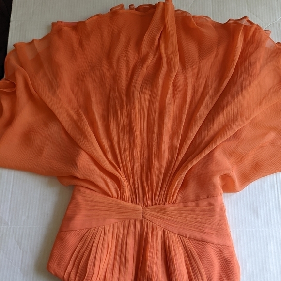 Bcbg MAX AZARIA DURAN MELON SILK COCKTAIL PROM STRAPLESS MINI DRESS SIZE… - Picture 12 of 16